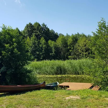 Domek Wypoczynkowy Zacisze W Makosiejach Z Dostepem Do Rzeki, Z Balia I Jacuzzi Makosieje Exterior photo